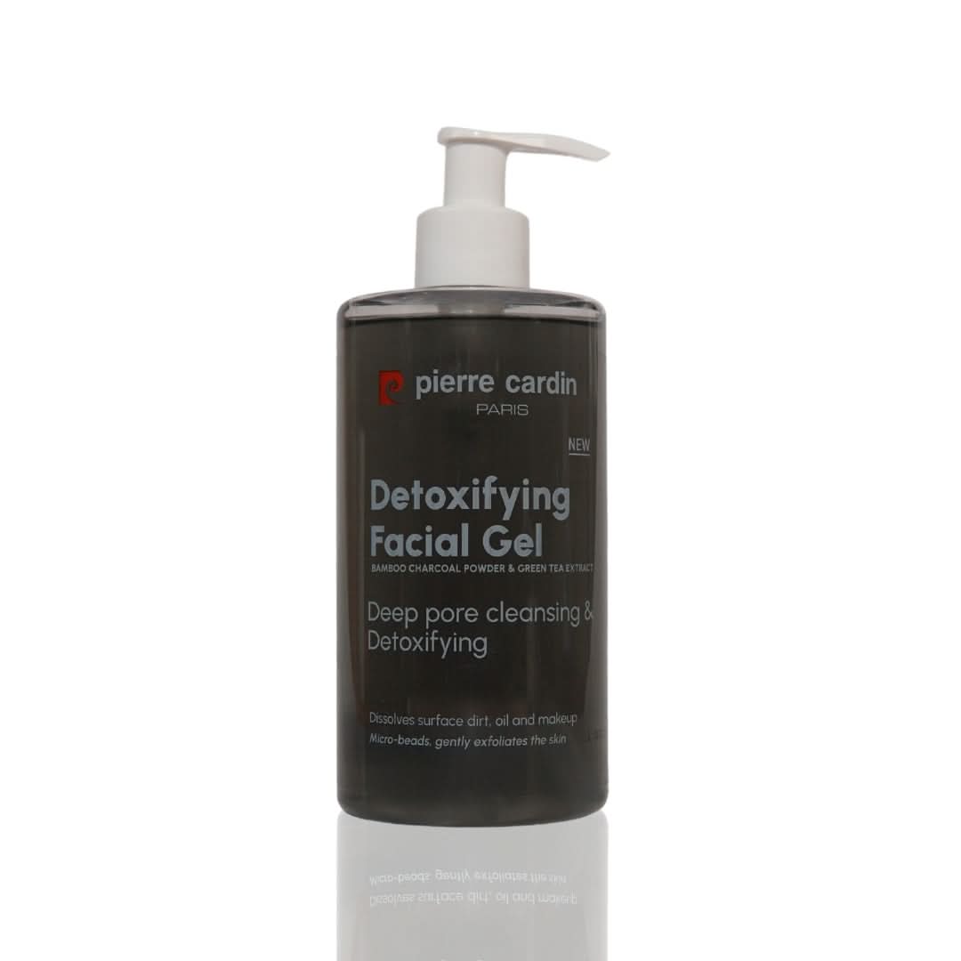 Pierre Cardin Paris Detoxifying Facial Gel With Bamboo Charcoal Powder & Green Tree Extract 350ml