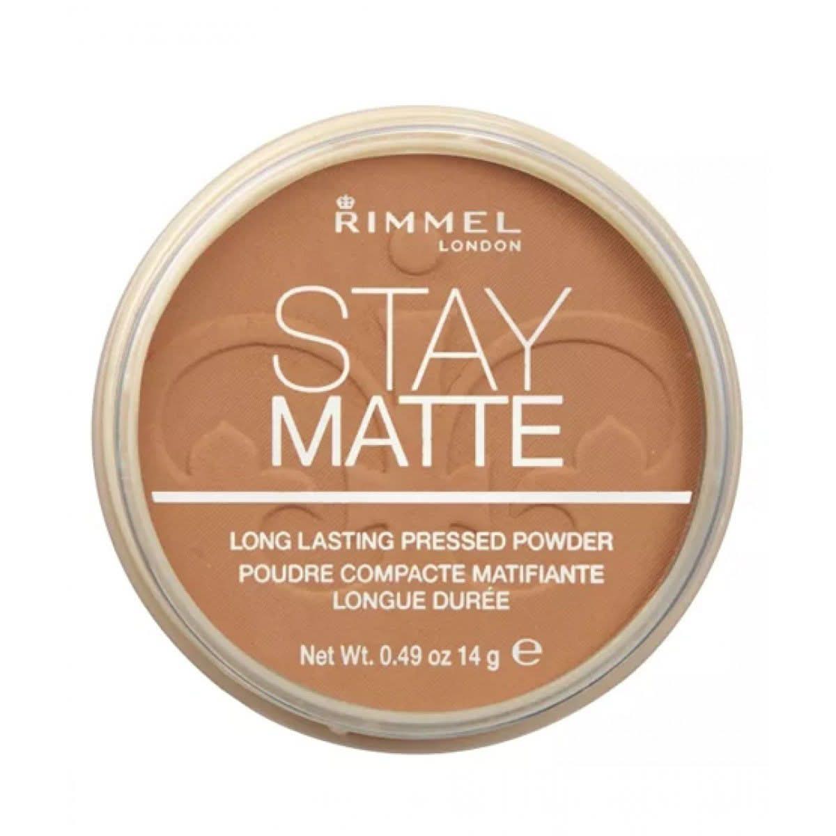 Rimmel London Stay Matte Pressed Powder in shade 002 Pink Blossom