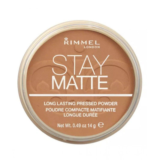 Rimmel London Stay Matte Pressed Powder in shade 002 Pink Blossom