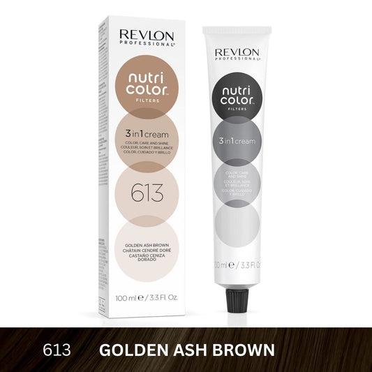 Nutri Color Filters 3-In-1 Hair Color - Golden Ash Brown 613 - 100ml