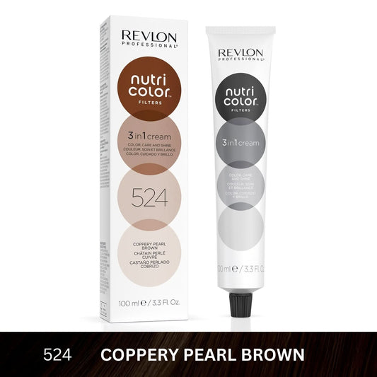 Nutri Color Filters 3-In-1 Hair Color - Coppery Pearl Brown 524 - 100ml