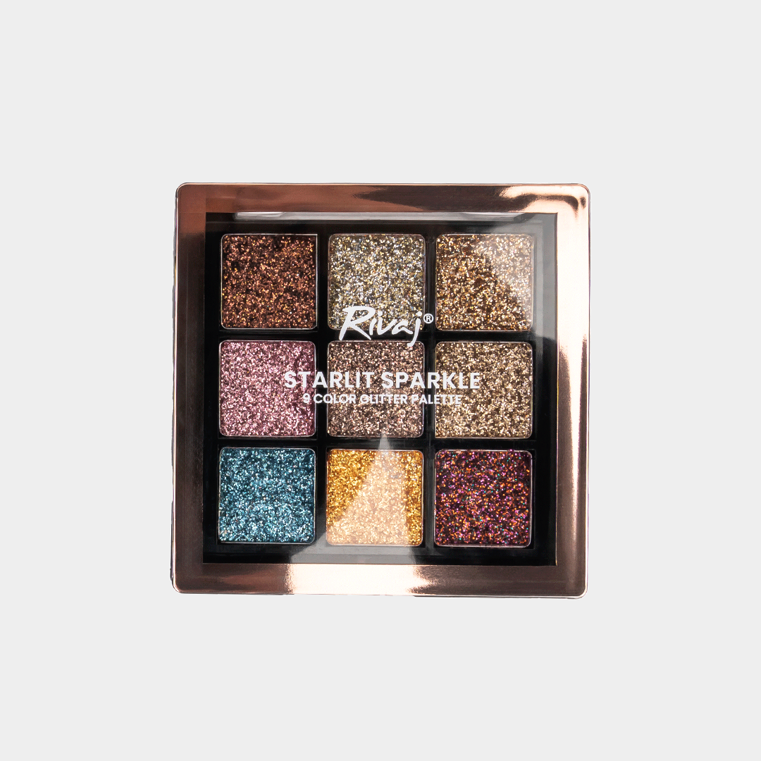 Rivaj - Starlit Sparkle Glitter Palette - 01