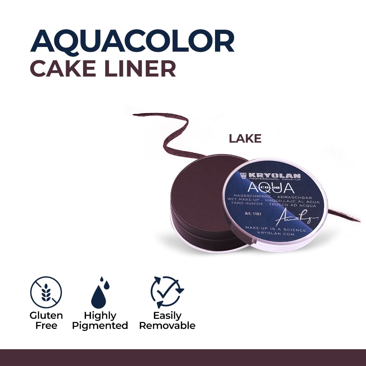 Kryolan - Aquacolor Cake Liner - Lake