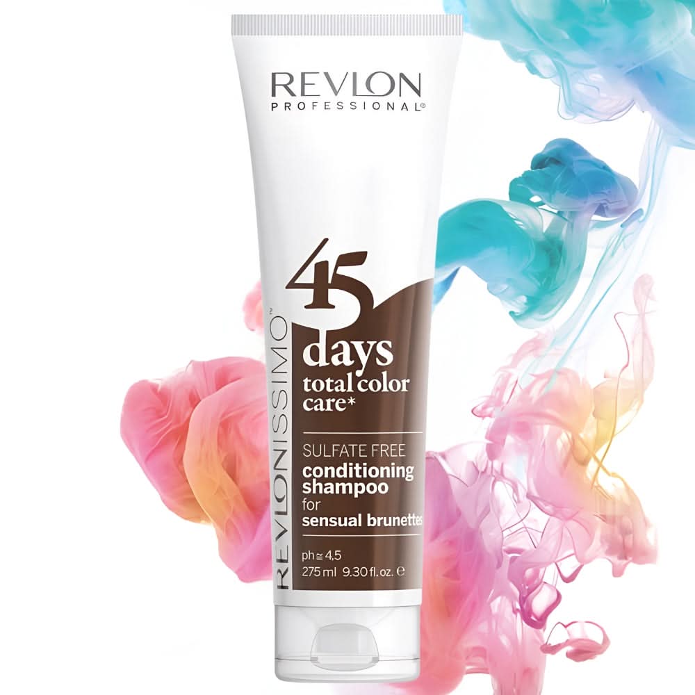 Revlonissimo 45 Days Total Color Care Conditioning Shampoo - Sensual Brunettes  275ml