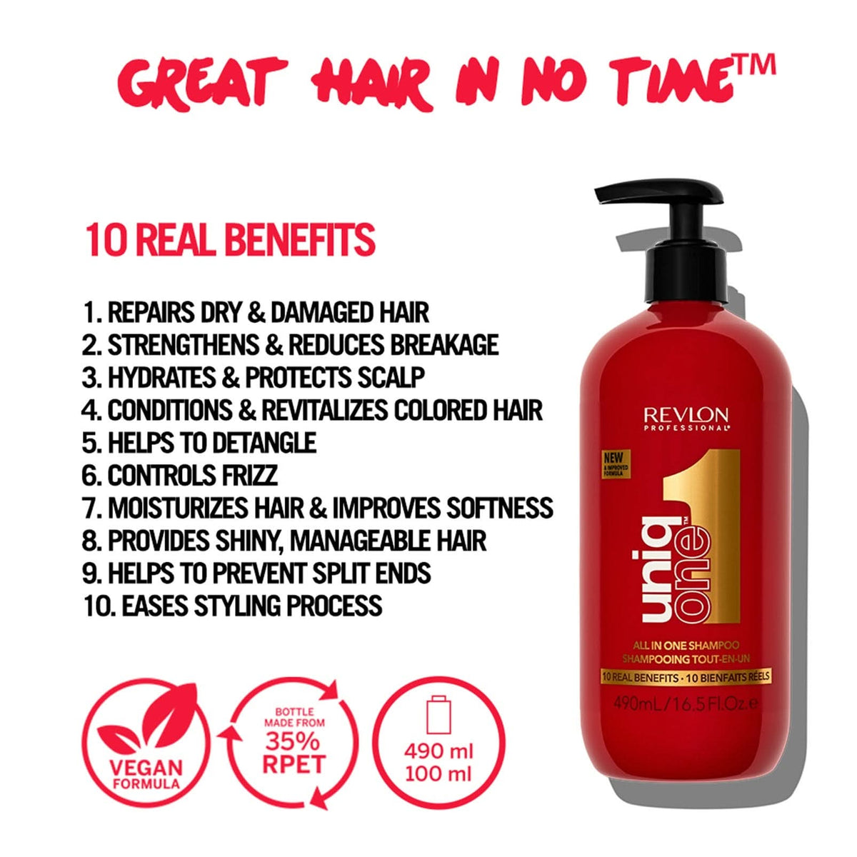 UniqONE Shampoo 490ml + Mask 300ml Bundle