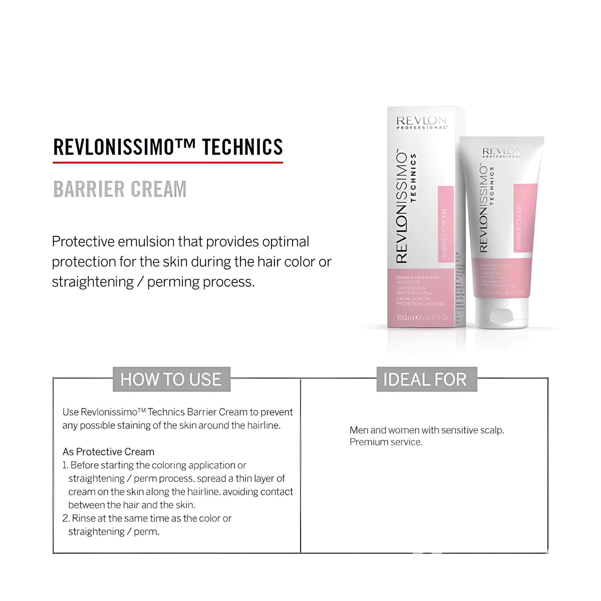 Revlonissimo Technics Barrier Cream 100ml