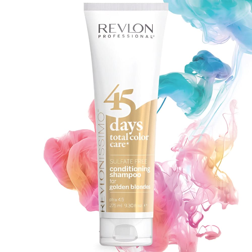 Revlonissimo 45 Days Total Color Care Conditioning Shampoo - Golden Blondes  275ml