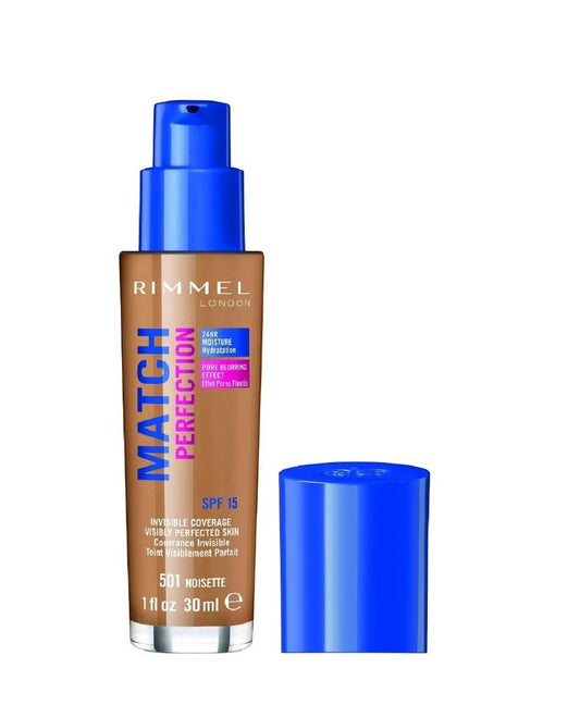Rimmel London Match Perfection Foundation 501 Noisette