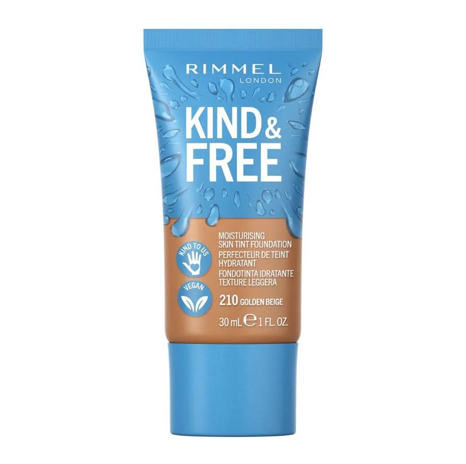 Rimmel London Kind & Free Moisturising Skin Tint Foundation 210 Golden Beige