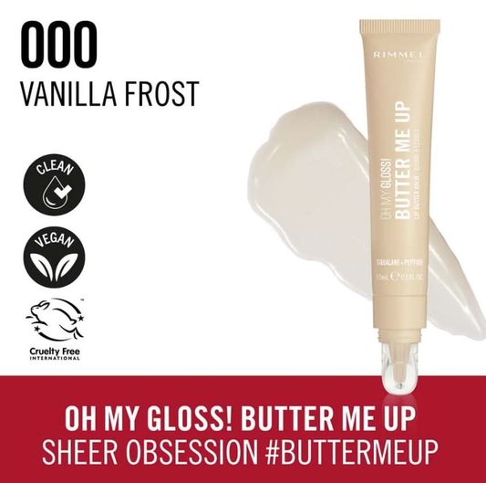 Rim Oh My Gloss Lip Butter Balm 15Ml Vanilla Frost 001