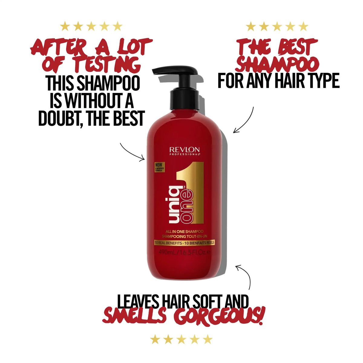 UniqONE All-in-One Shampoo Classic Fragrance 490ml