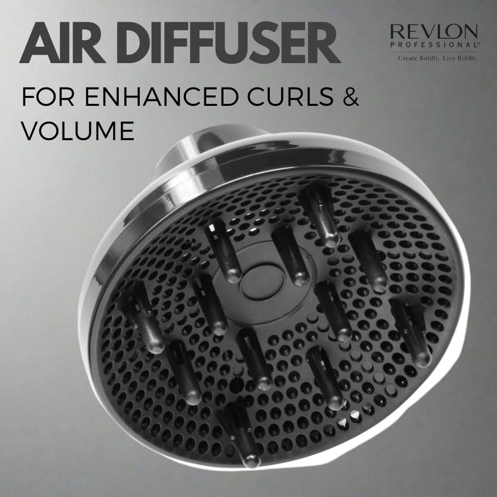 Hair Dryer 2200W with 2 Styling Nozzles & Air Diffuser