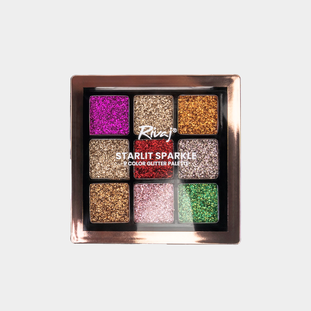 Rivaj - Starlit Sparkle Glitter Palette - 04