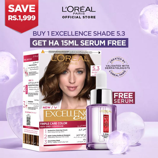 Buy 1 Excellence 5.3 and get 1 HA Serum
