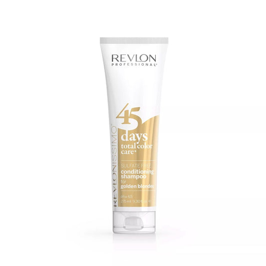 Revlonissimo 45 Days Total Color Care Conditioning Shampoo - Golden Blondes  275ml