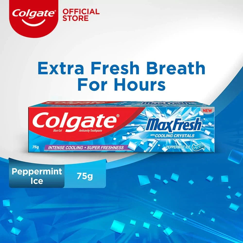 Colgate MaxFresh Peppermint Ice Toothpaste 75g