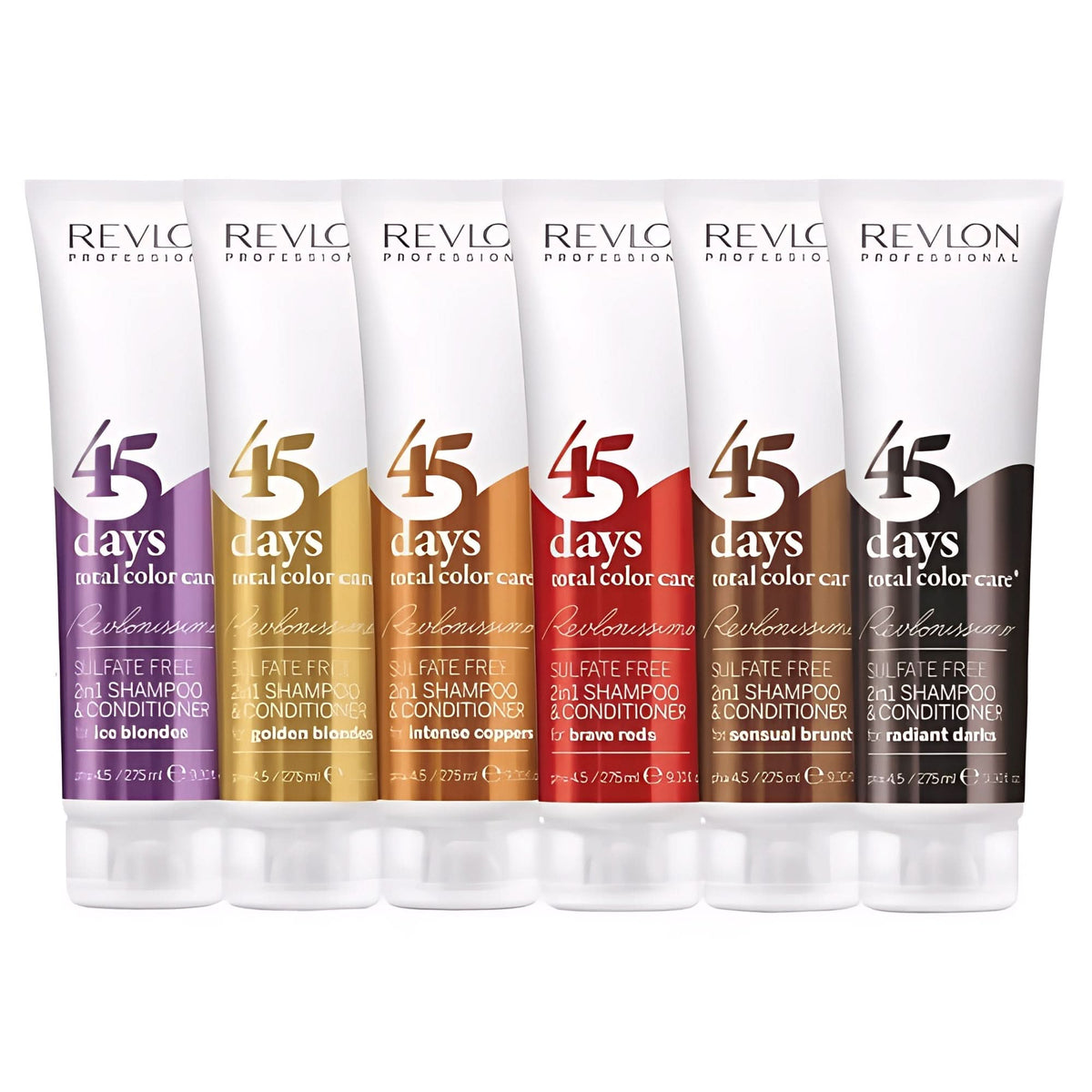 Revlonissimo 45 Days Total Color Care Conditioning Shampoo - Sensual Brunettes  275ml