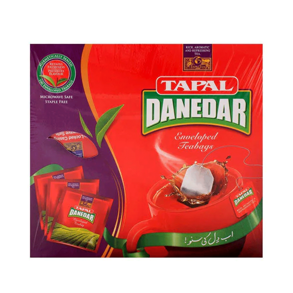 Tapal Danedar Tea Enveloped Tea Bags 100-pack