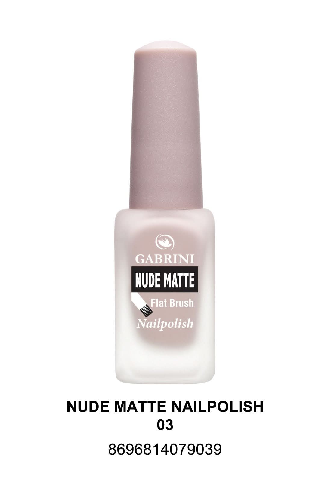 Gabrini Nude Matte Nail Polish # 03