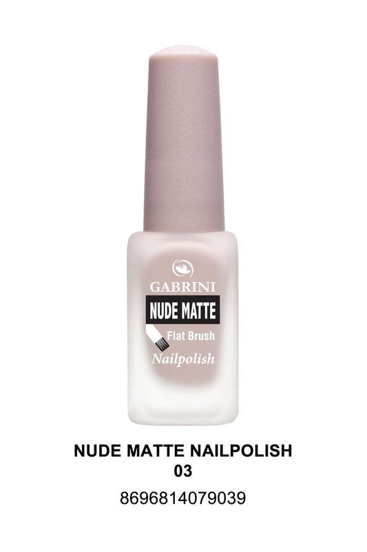 Gabrini Nude Matte Nail Polish # 03