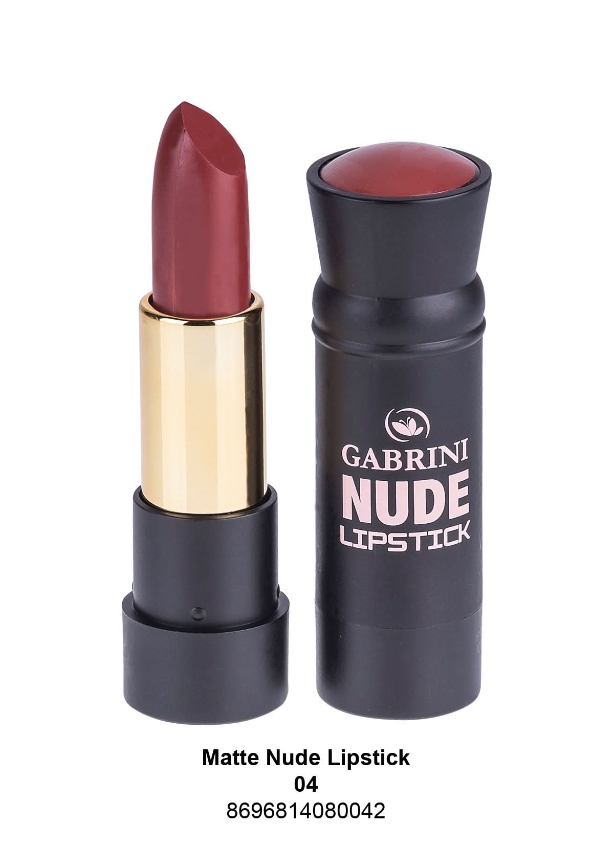 Gabrini Nude Matte 01 Lipstick #04
