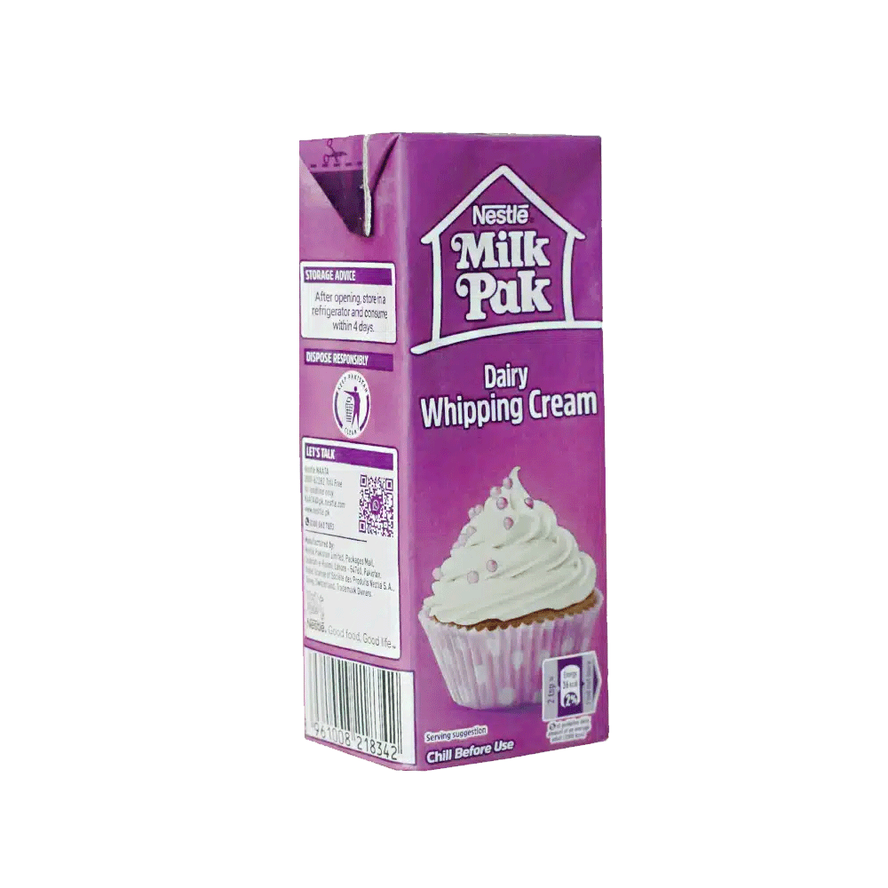 Nestle Milk Pak Dairy Whipping Cream 200ml