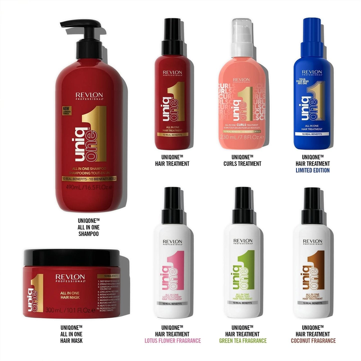 UniqONE DUO-PACK All-in-One Leave-In Hair Treatment Classic Fragrance 150ml + Shampoo 230ml