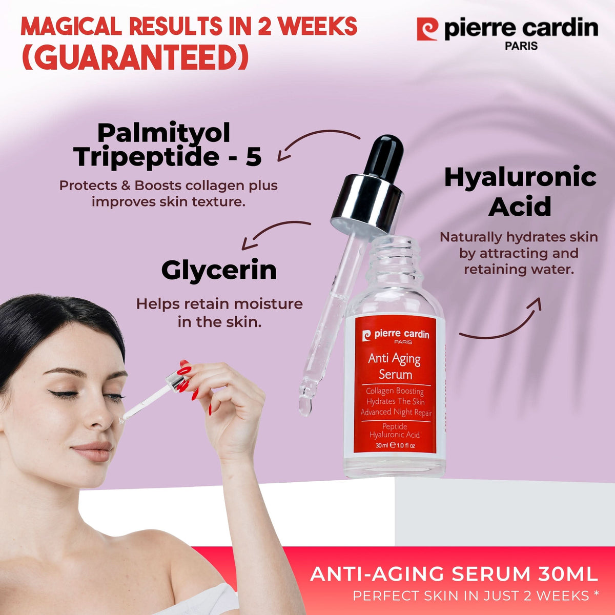 Anti-Aging Serum 30ml - Pierre Cardin Pakistan 