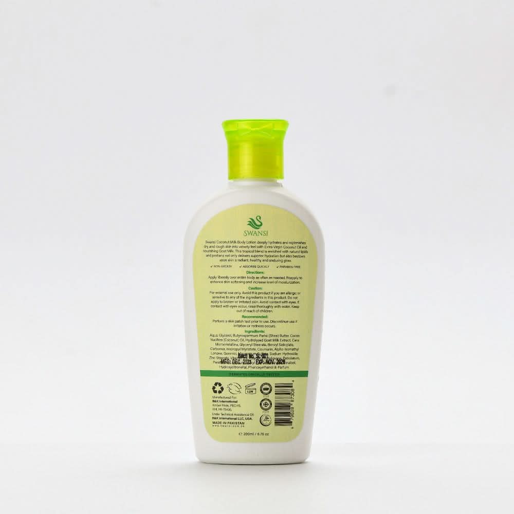Swansi Coconut Milk Body Lotion 200ml