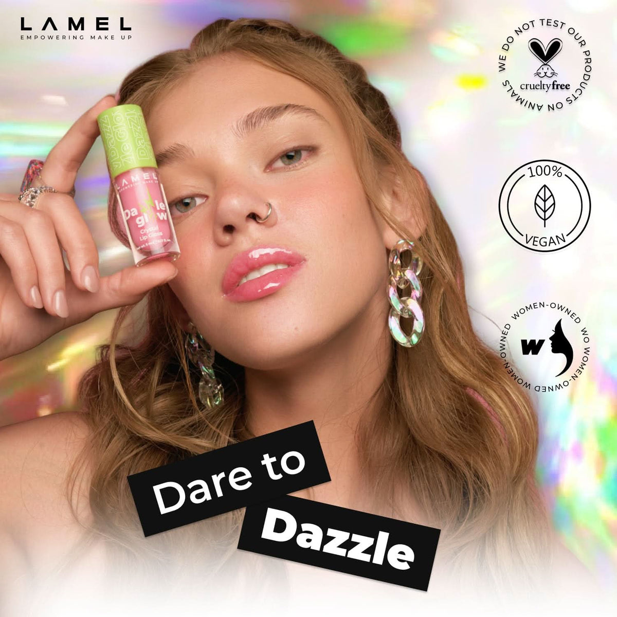 LAMEL Dazzle Glow Lip Gloss 402 Soulmate 5ml