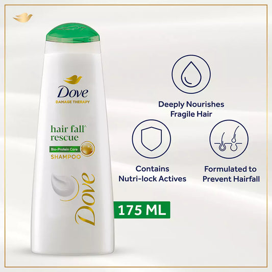 DOVE SHAMPOO  HAIRFAL RESCUE 175ML