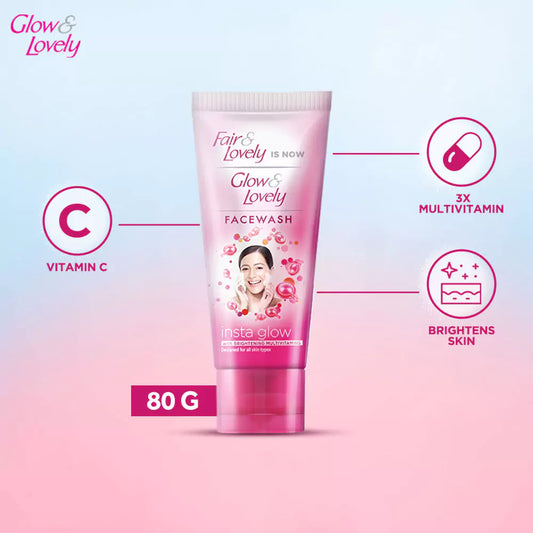 Glow & Lovely Insta Glow Face Wash 80G