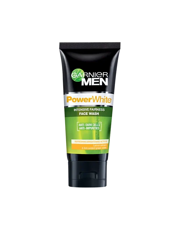 Garnier Men - Power White Face Wash 50 ml - For Brighter Skin
