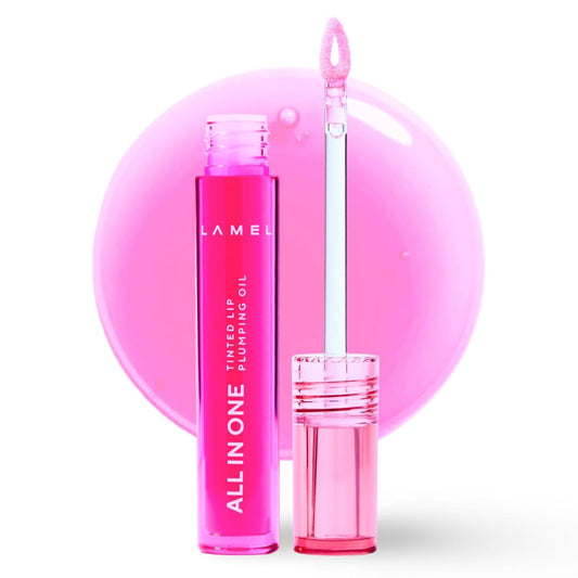 LAMEL All in One Lip Tinted Plumping Oil - 404 Berry Ice 3ml