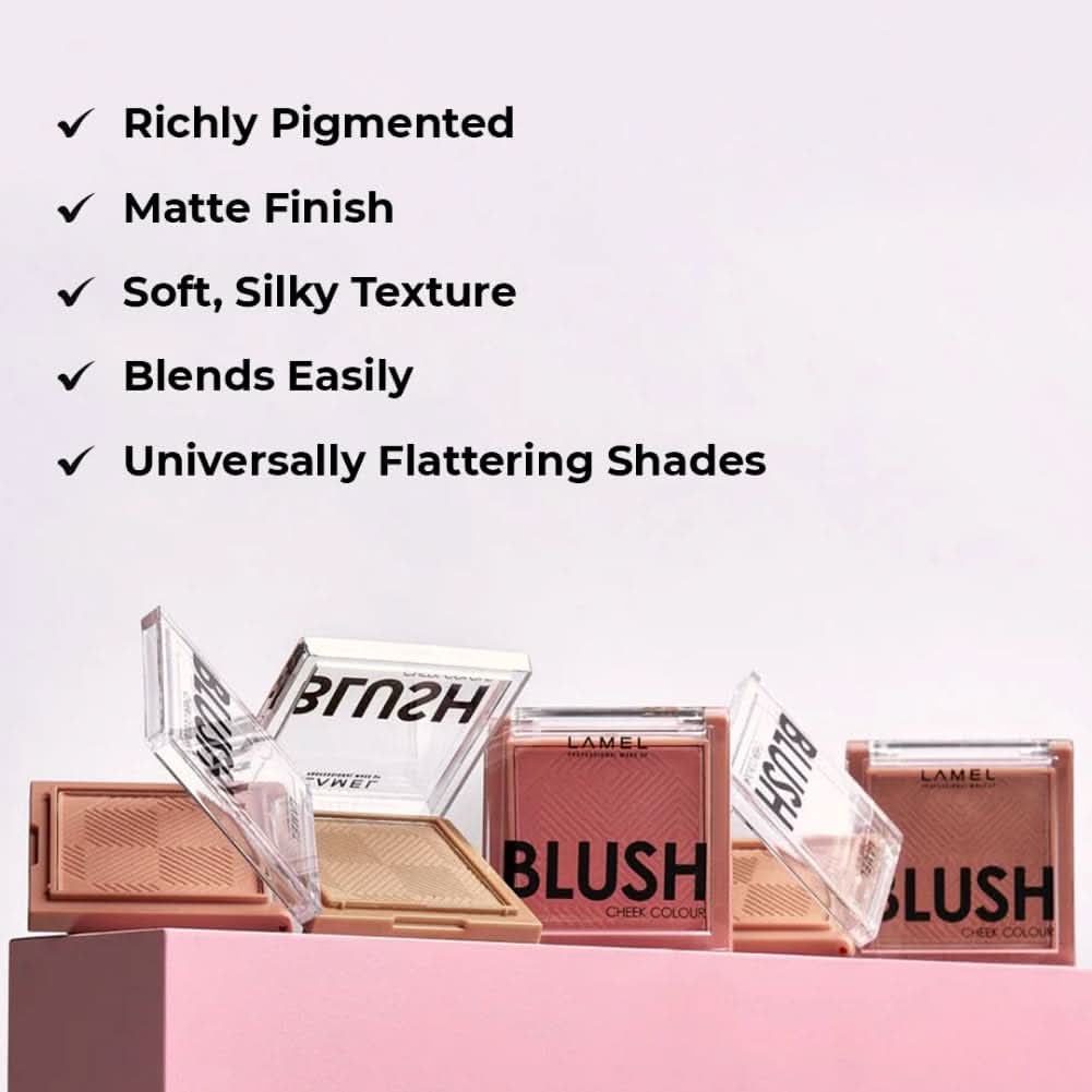 LAMEL Blush Cheek Colour - 405 Pink Blossom 3.8gm