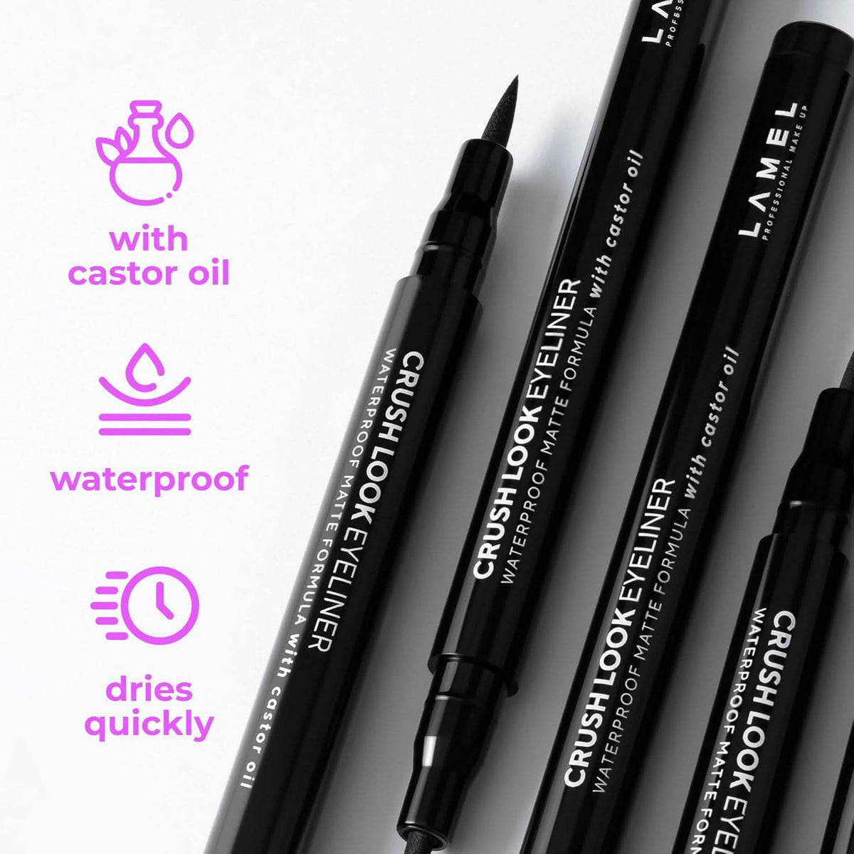 LAMEL Crush Look Eyeliner - 401 Black
