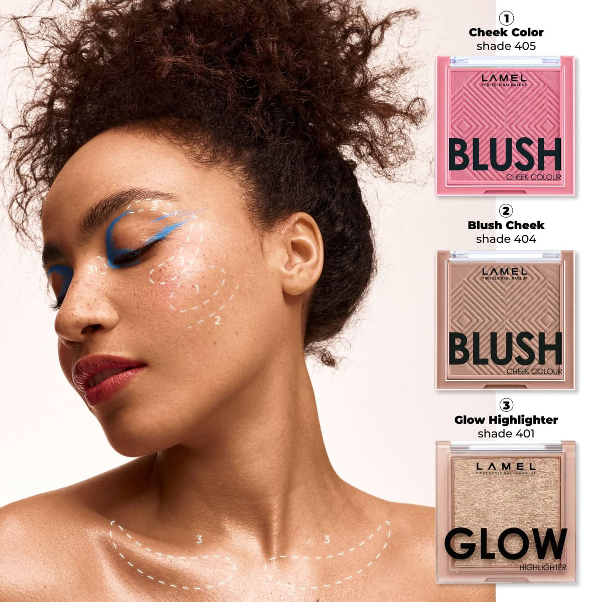 LAMEL Glow Highlighter -  402 Sun 3.8gm