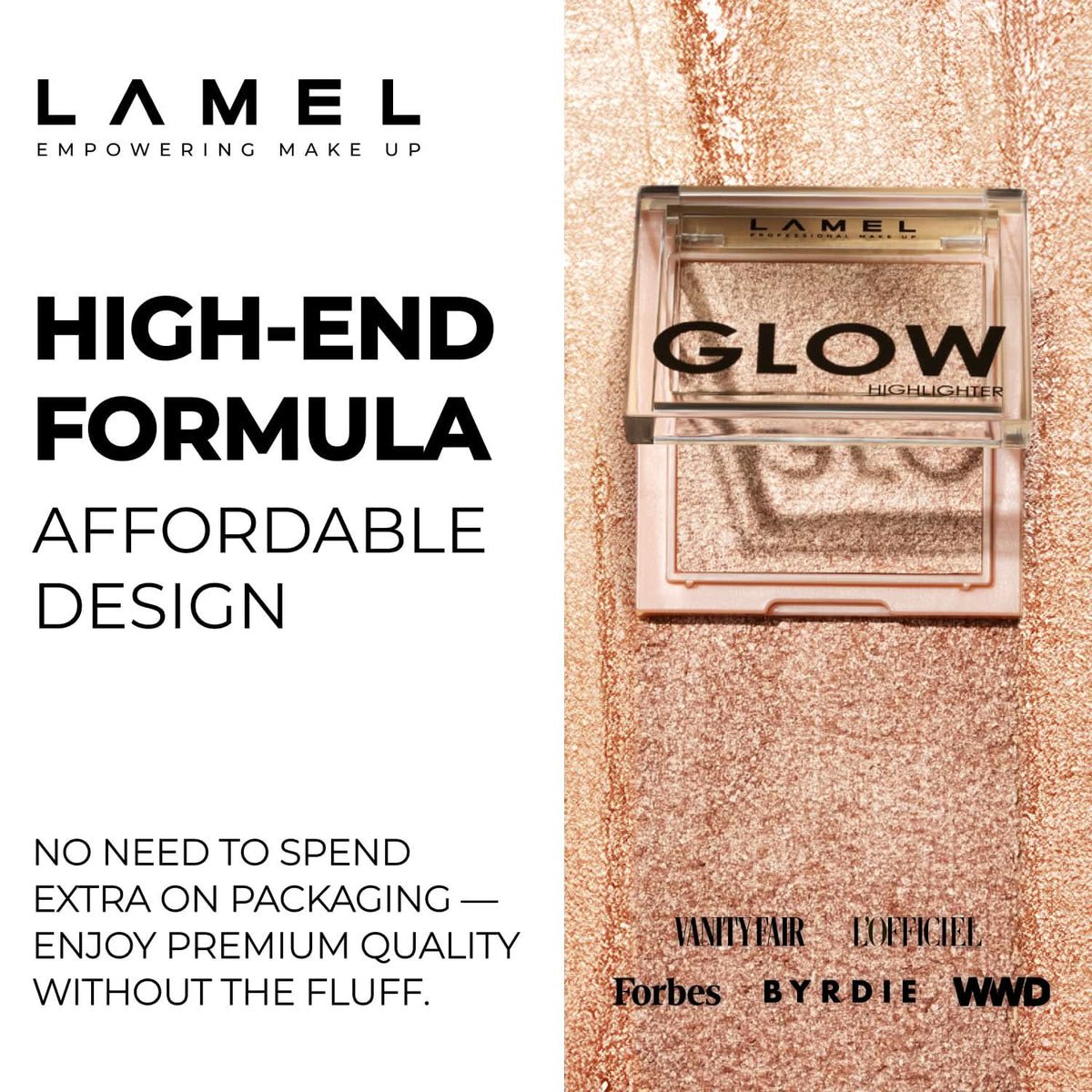 LAMEL Glow Highlighter -  402 Sun 3.8gm