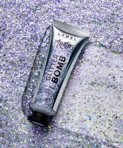 LAMEL INSTA Glitter Bomb - 401 Blue Silver