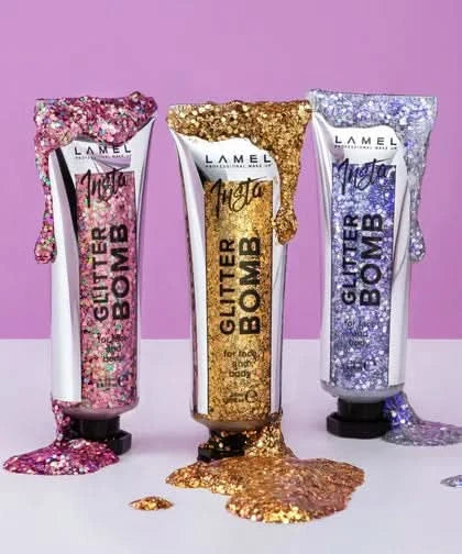 LAMEL INSTA Glitter Bomb - 401 Blue Silver