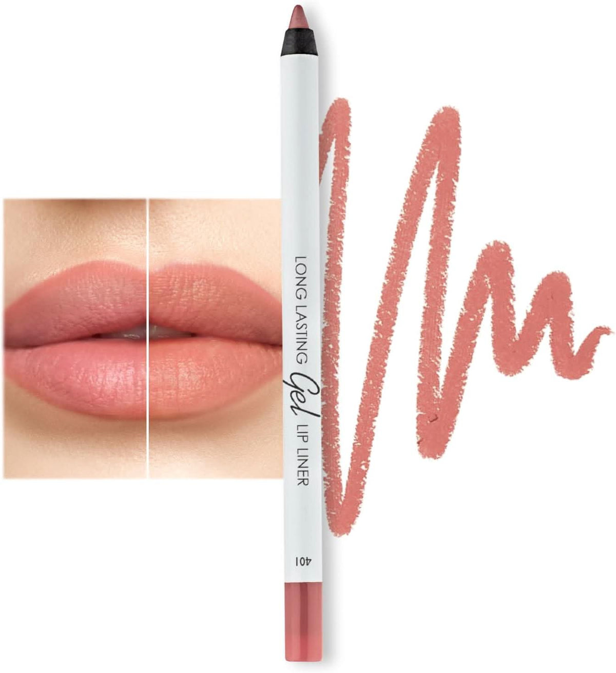 LAMEL Long lasting Gel Lip Liner - 401 Nude