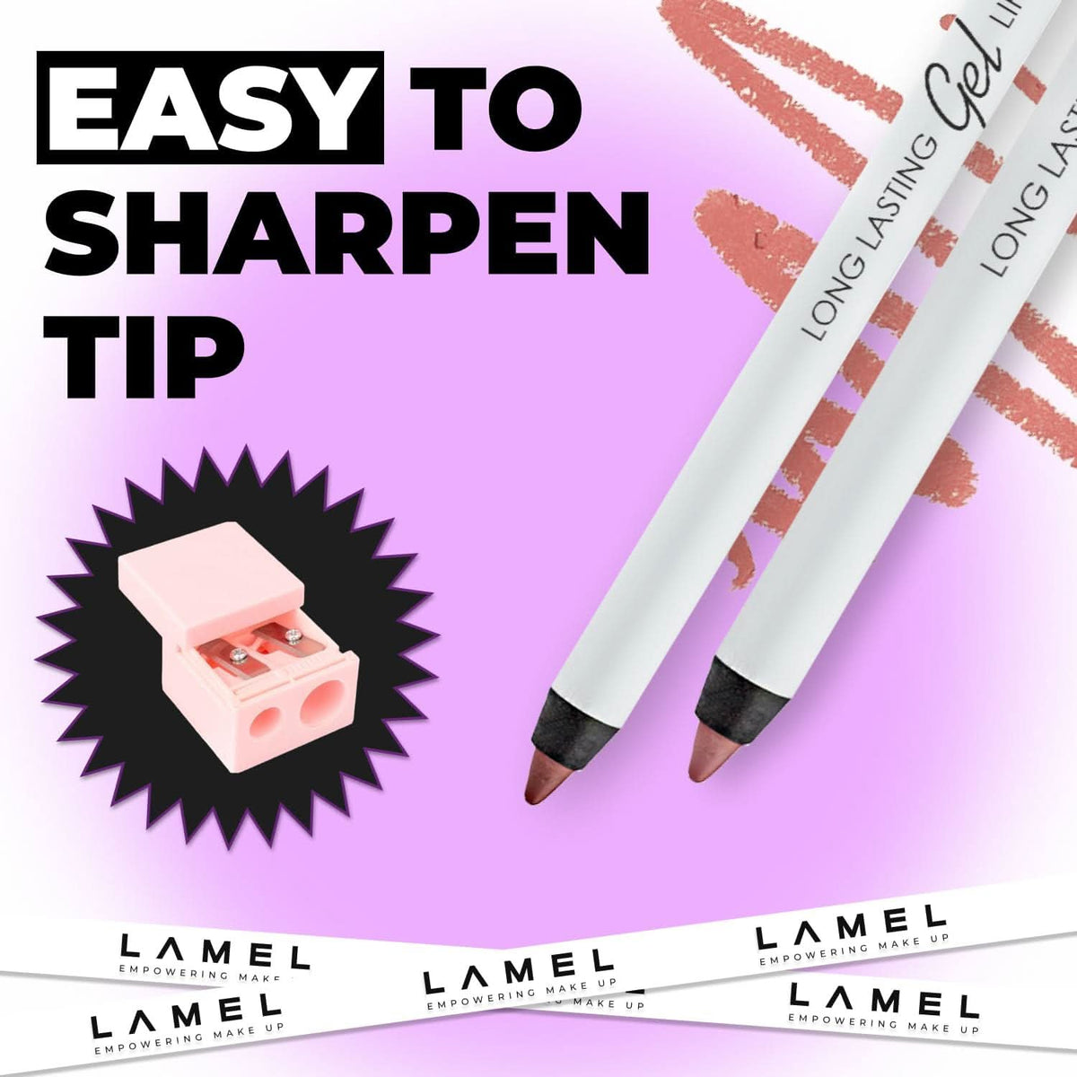 LAMEL Long lasting Gel Lip Liner - 401 Nude