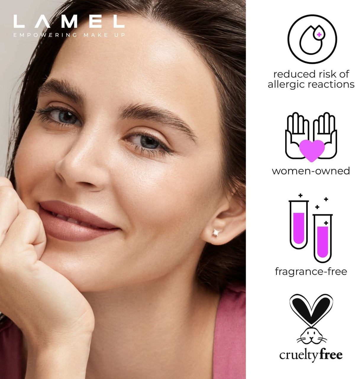 LAMEL Long lasting Gel Lip Liner - 401 Nude