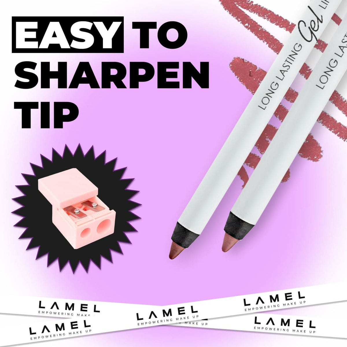 LAMEL Long lasting Gel Lip Liner - 409 Caramel