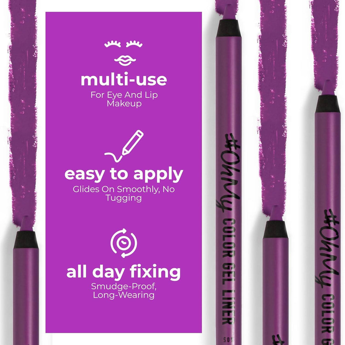 LAMEL Oh My Color Gel Eye Liner - 405 Voilet