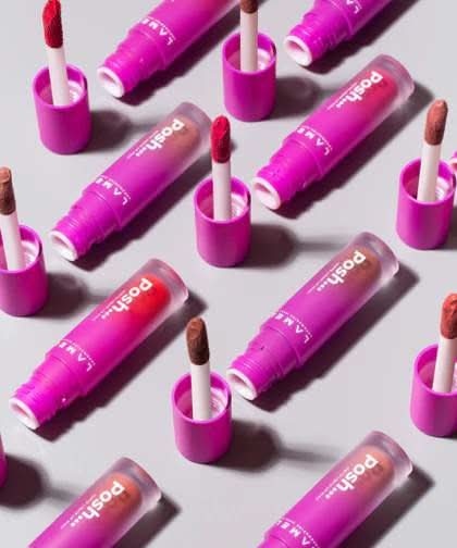 LAMEL Posh Matte Liquid Lip Stain - 404 Blush Pink 4gm