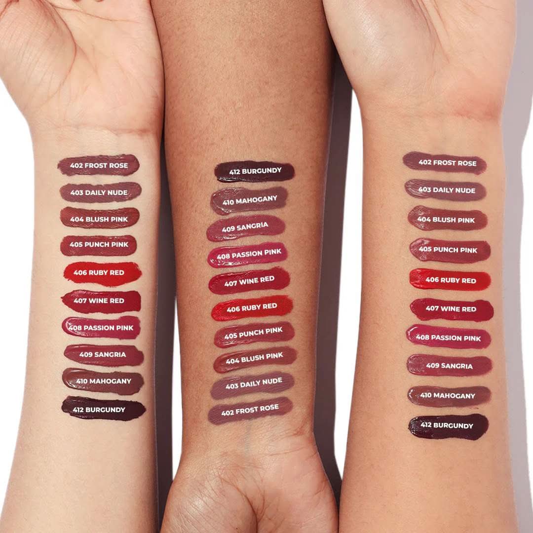 LAMEL Posh Matte Liquid Lip Stain - 404 Blush Pink 4gm