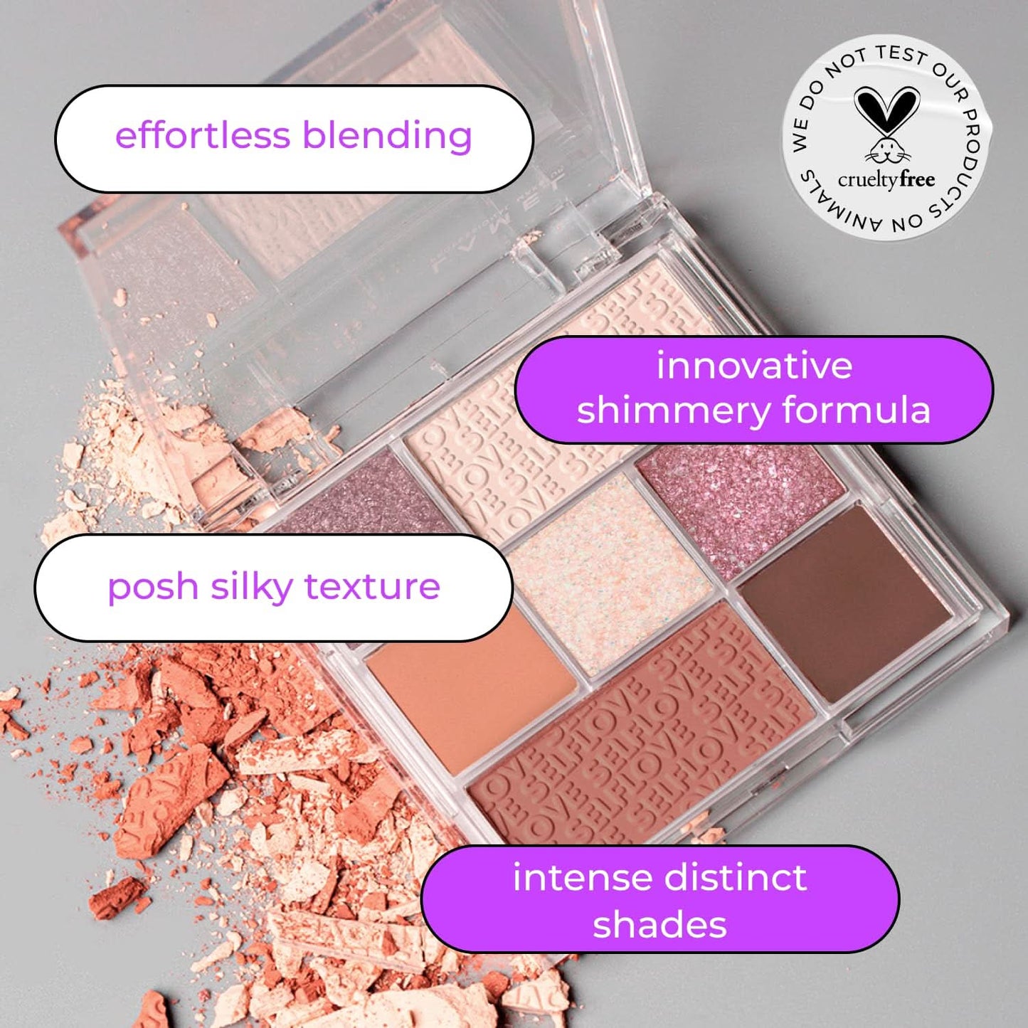 LAMEL SELFLOVE Eyeshadow Palette - 401 I'm Empowered