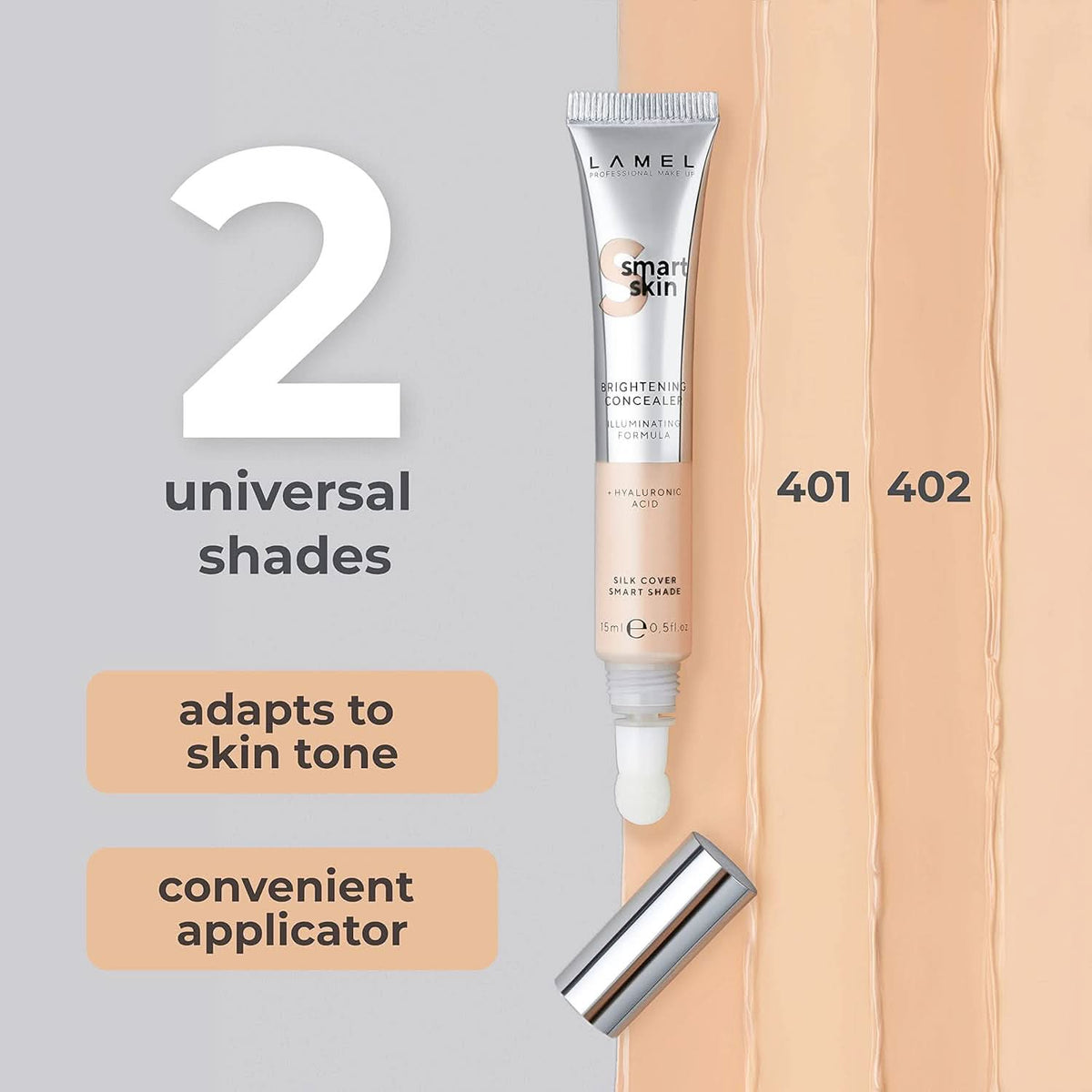 LAMEL Smart Skin Brightening Concealer - 401 Light Beige