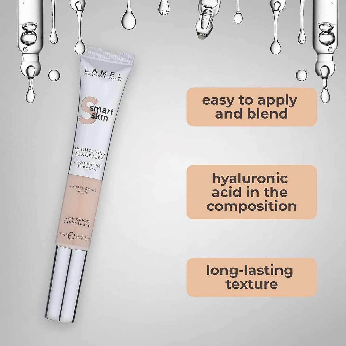 LAMEL Smart Skin Brightening Concealer - 402 Natural Beige